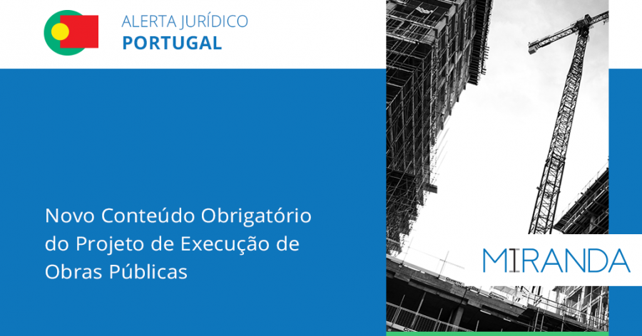 Novo Conteúdo Obrigatório do Projeto de Execução de Obras Públicas ...
